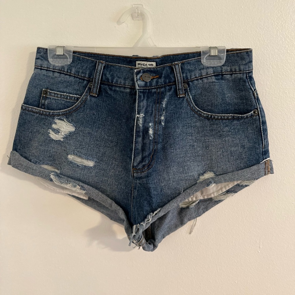 RVCA Cut Off Jean Shorts